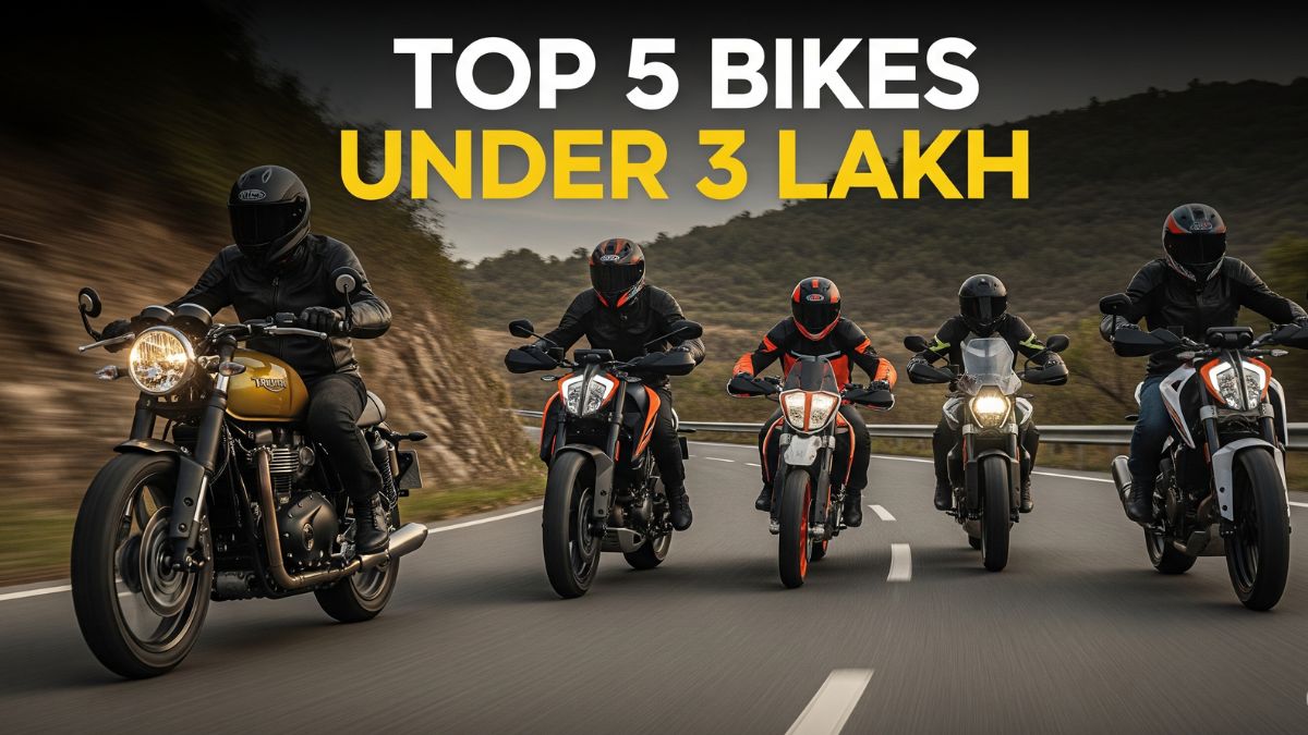 Top 5 Bikes Under 3 Lakh
